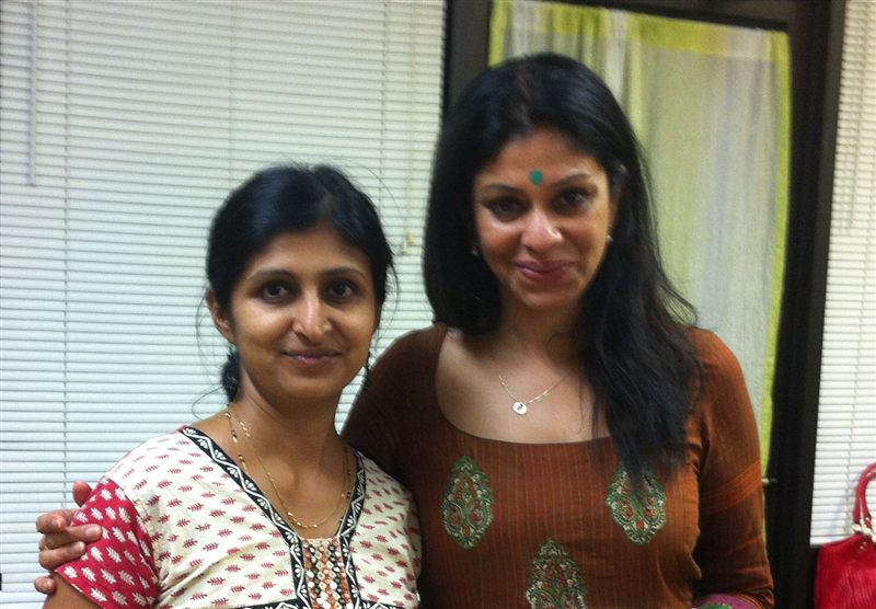 Sapna Adhikari with Guru Madhu Natraj